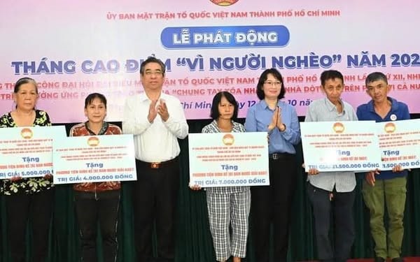 TPHCM phấn đấu xóa 100% nhà tạm, nhà dột nát cho hộ nghèo, hộ cận nghèo